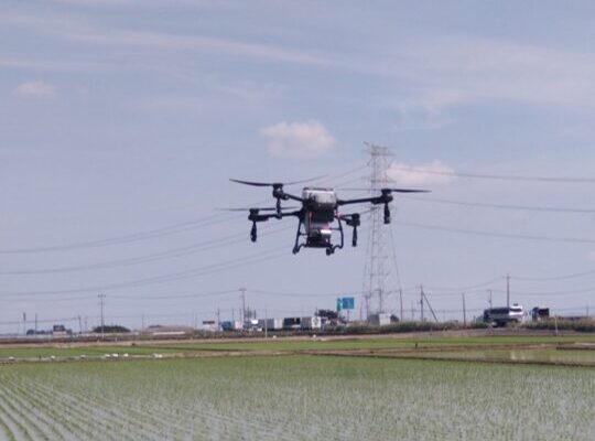 茨城県農家様　農業用ドローンの導入（DJI T25）｜茨城・栃木 スマート農業ナビ