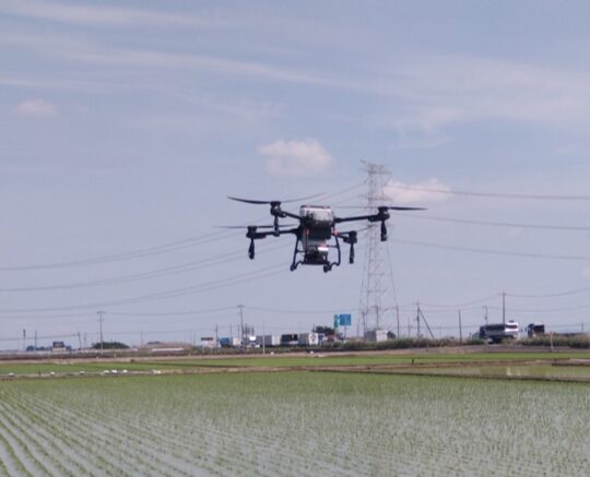 茨城県農家様　農業用ドローンの導入（DJI T25）｜茨城・栃木 スマート農業ナビ