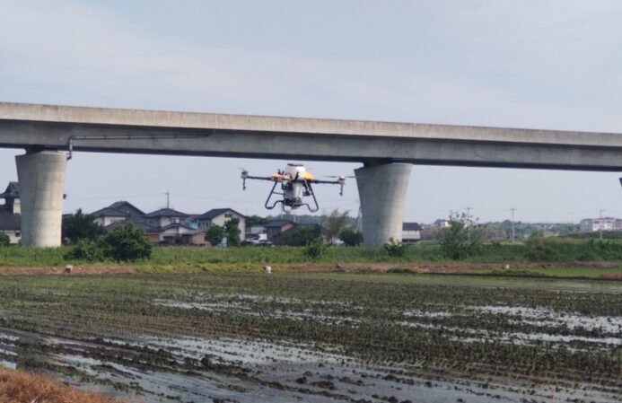 茨城県農家様　マゼックス製農業用ドローンの導入｜茨城・栃木 スマート農業ナビ